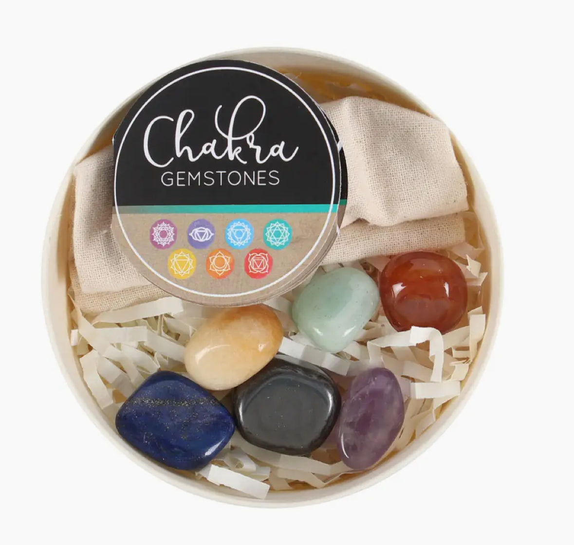 Chakra Gemstone Crystal Healing Gift Set