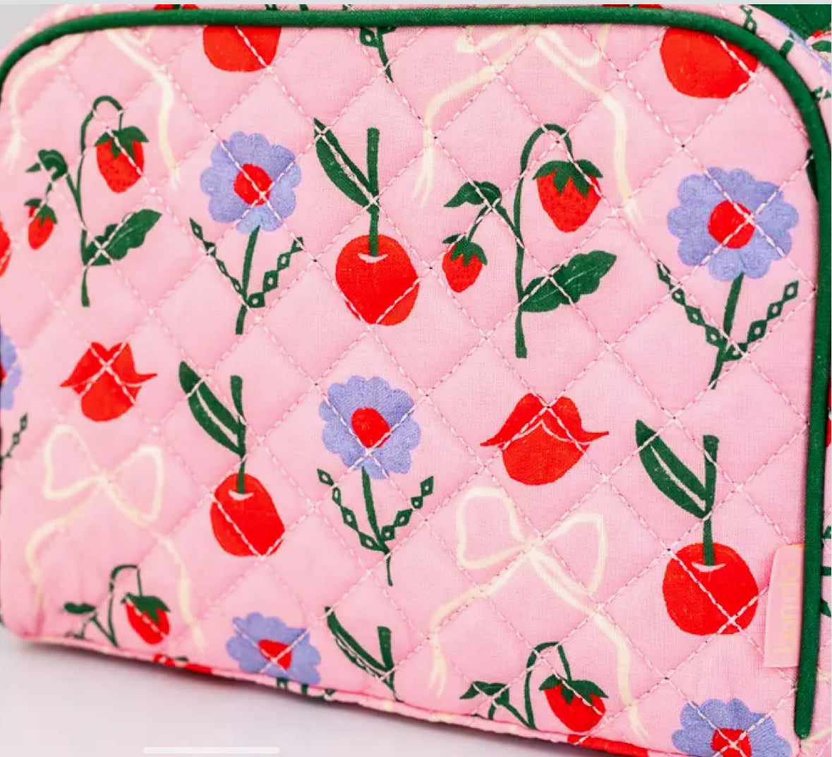 Getaway Toiletry Bag, Cherry Lips