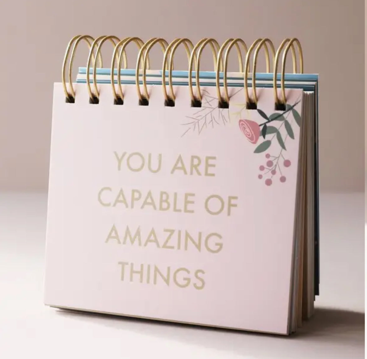 Floral Weekly Positivity Flip Chart