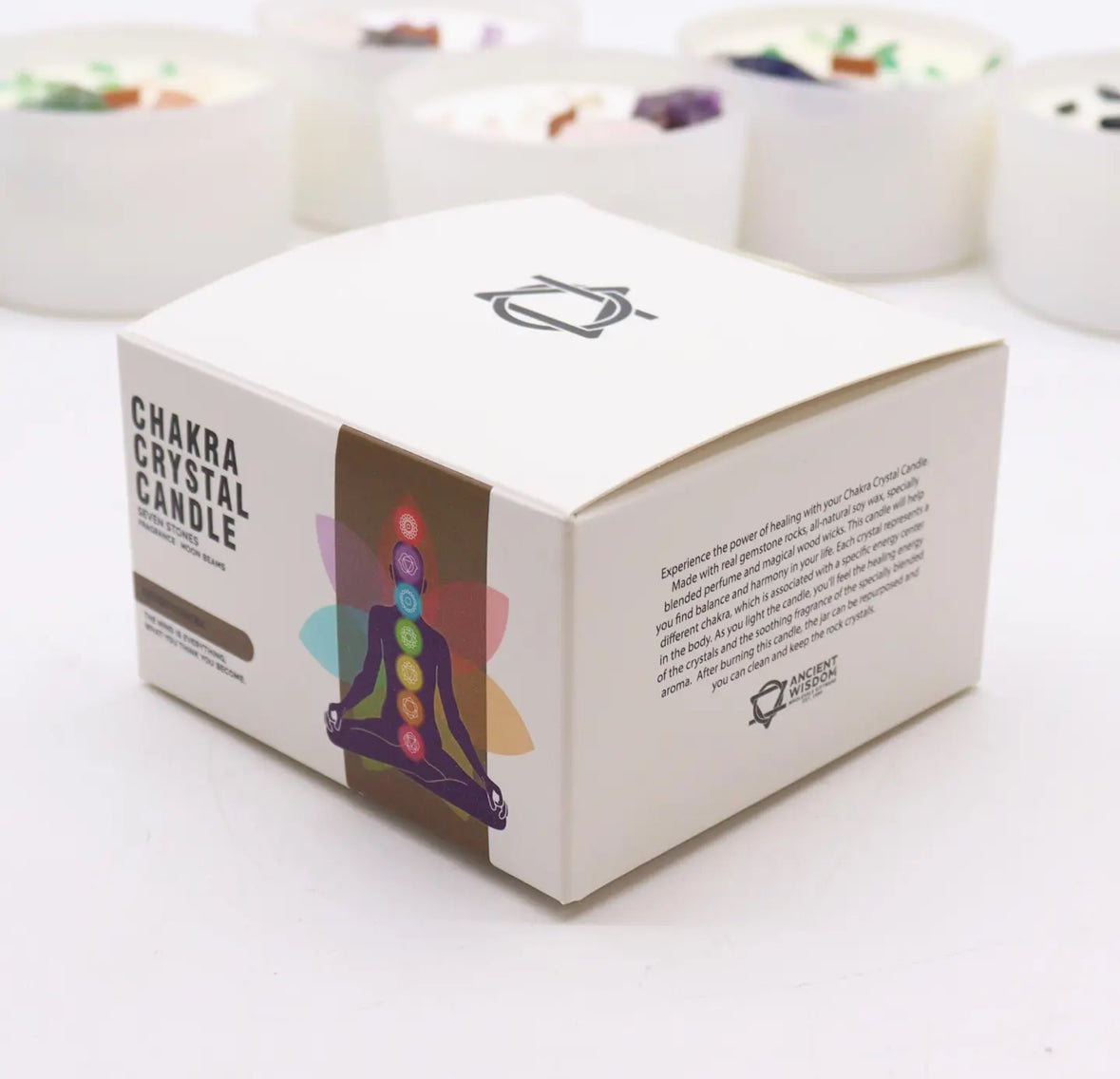 Chakra Crystal Candle