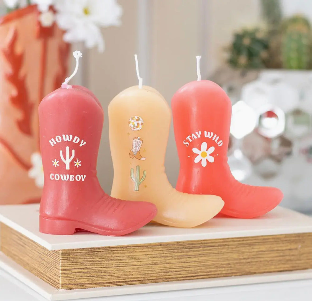 Cowboy Boot Candles