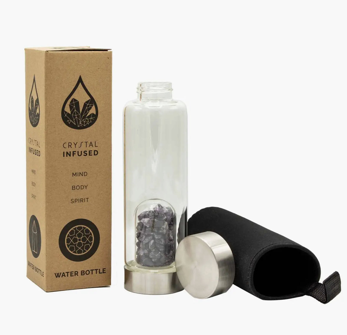 ! SALE ! Crystal Infused Water Bottle