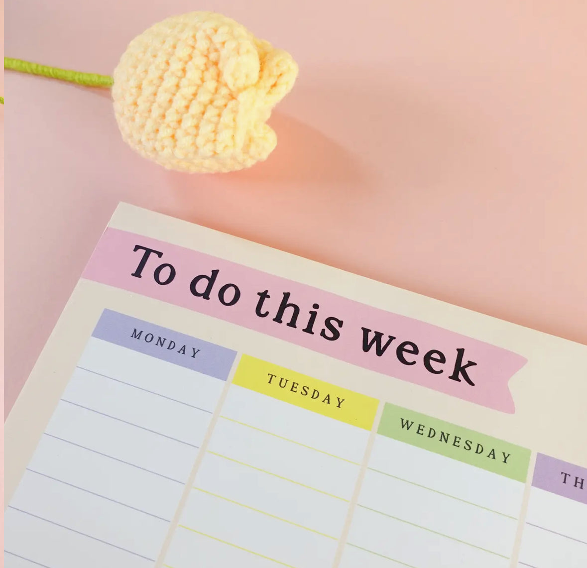 Wildflower A4 Weekly Desk Pad