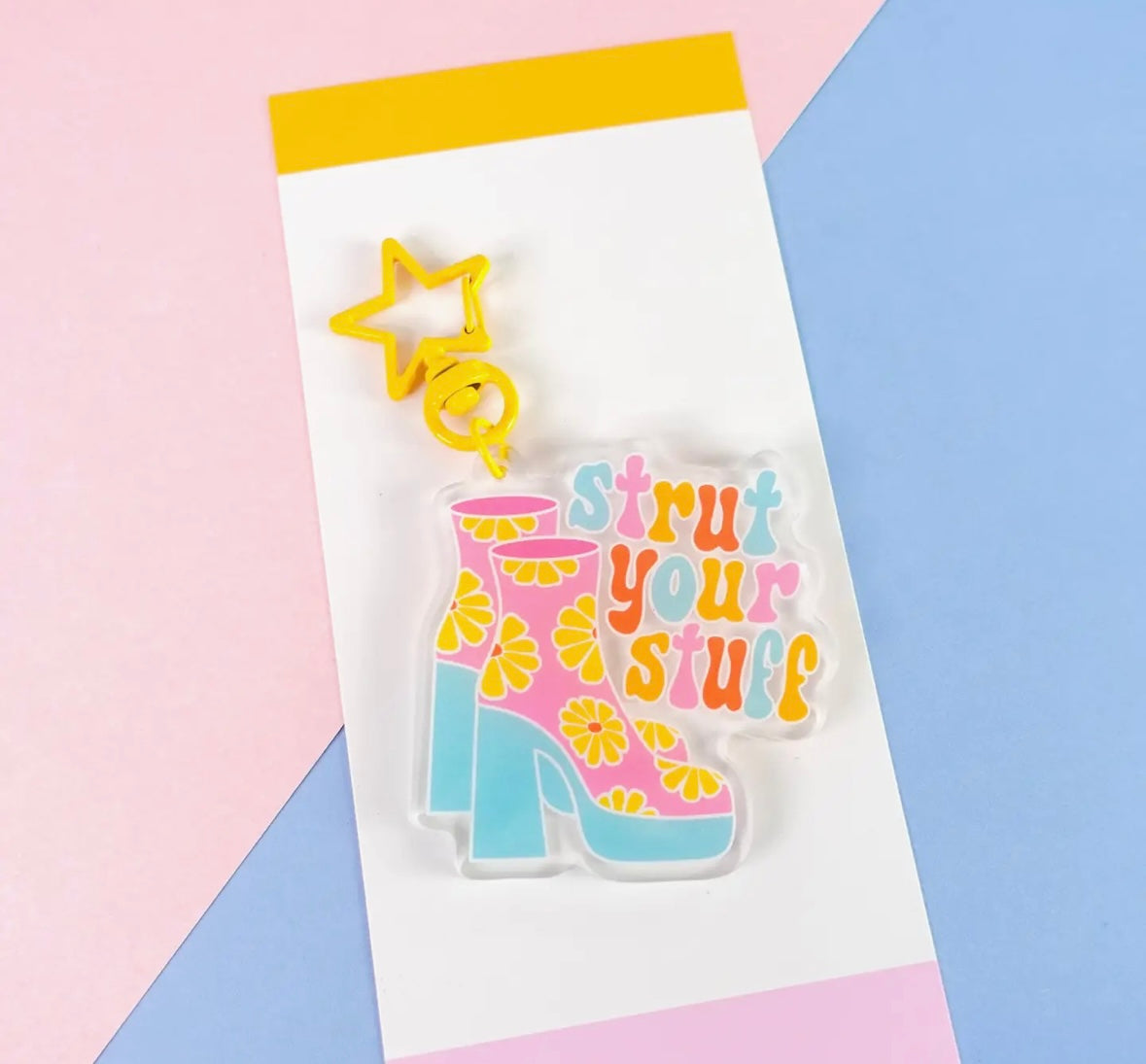Strut Your Stuff Keyring