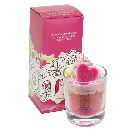 Strawberry Daiquiri Piped Candle