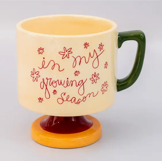 Short Ceramic Mug, In My Growing Season