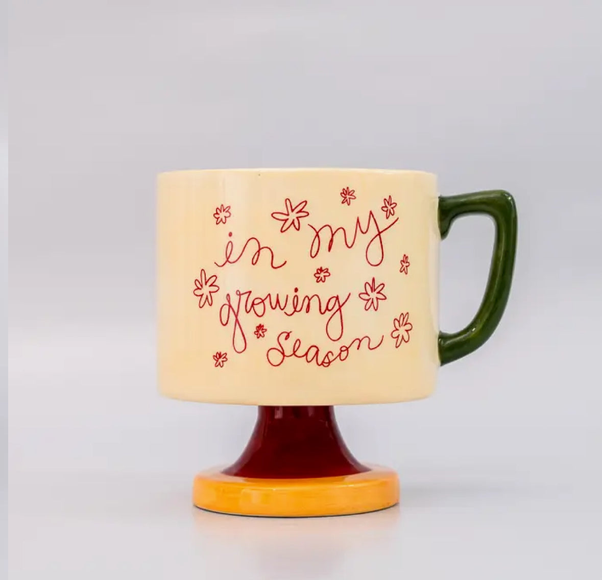 Short Ceramic Mug, In My Growing Season