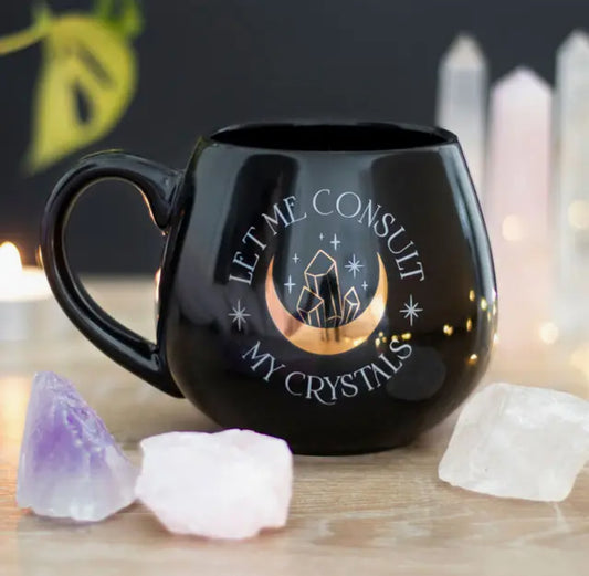 Let Me Consult My Crystals Rounded Mug