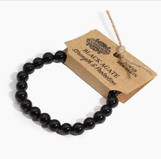 Power Bracelet - Black Agate