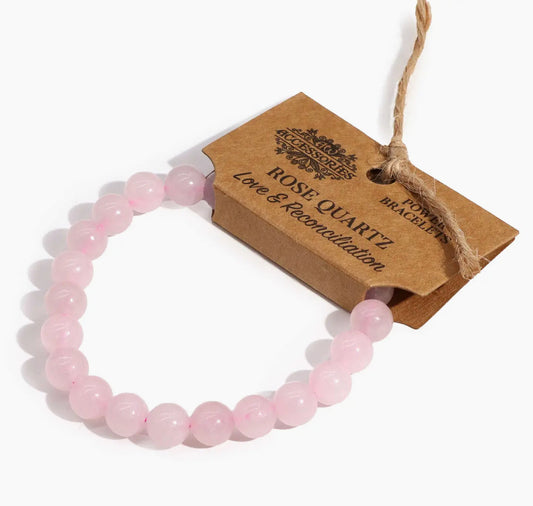 Power Bracelet - Rose Quartz