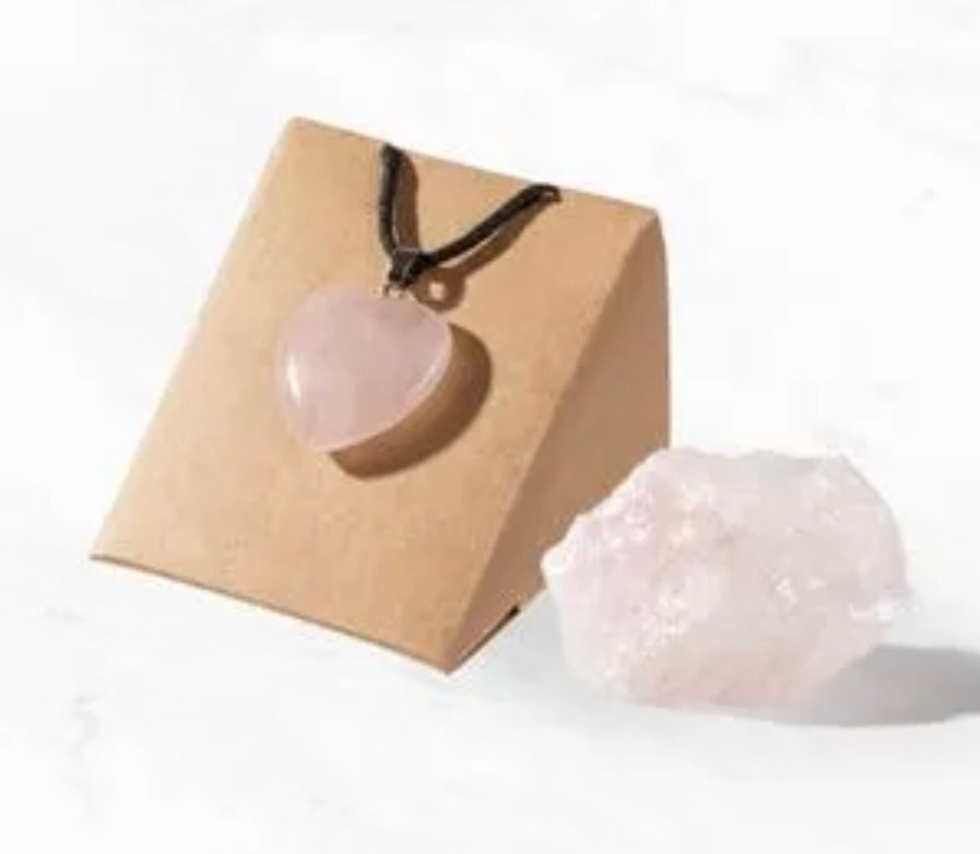 Geode Gift Set - Rose Quartz
