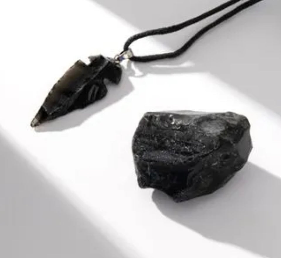 Geode Gift Set - Black Obsidian
